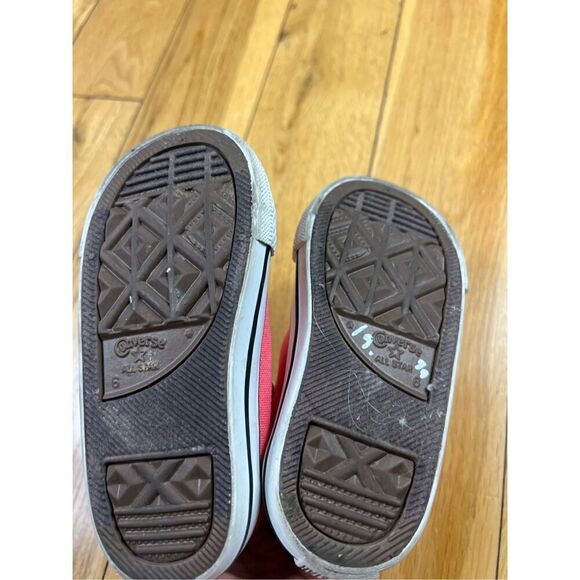 Converse Peach Tennis Shoes Size 6 - Picture 4 of 4